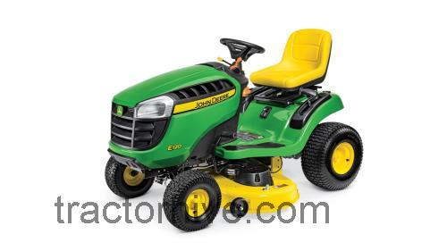 John Deere E120 specs and reviews